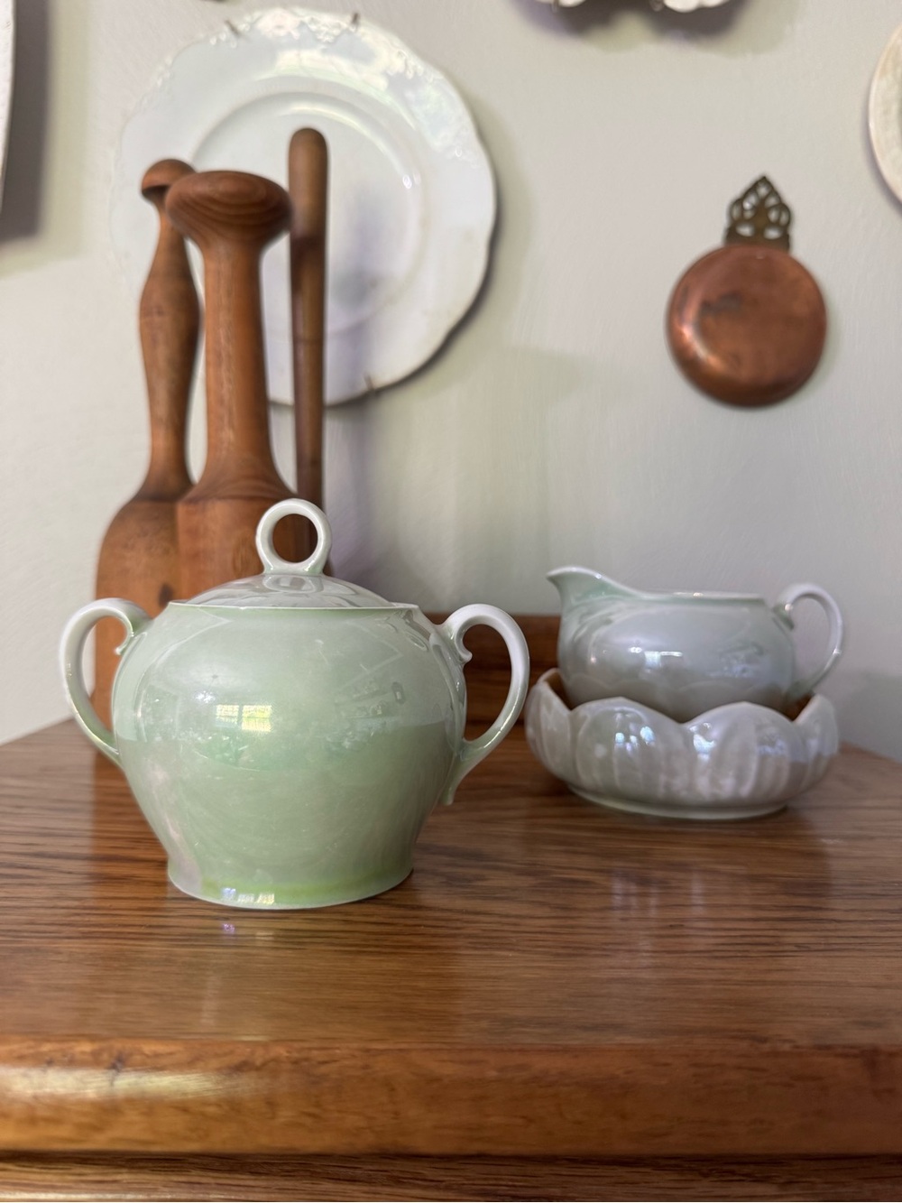 Lusterware Three Piece Set